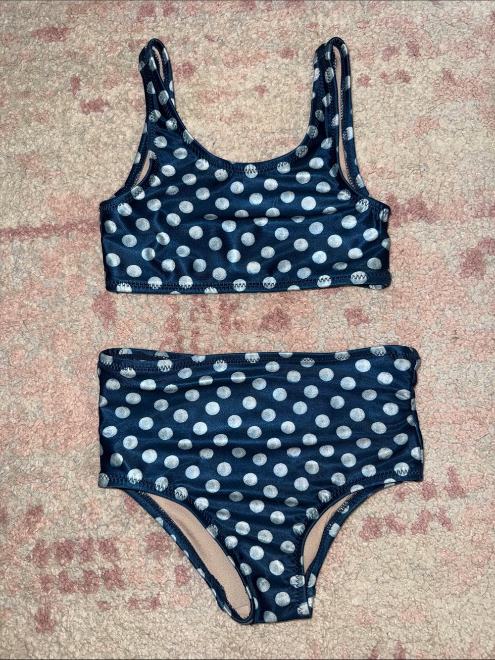 Tea Collection High Waisted Polka Dot Bikini - Size 4